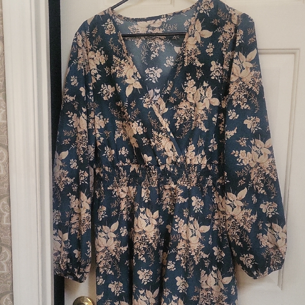 Floral Long Sleeve Dress